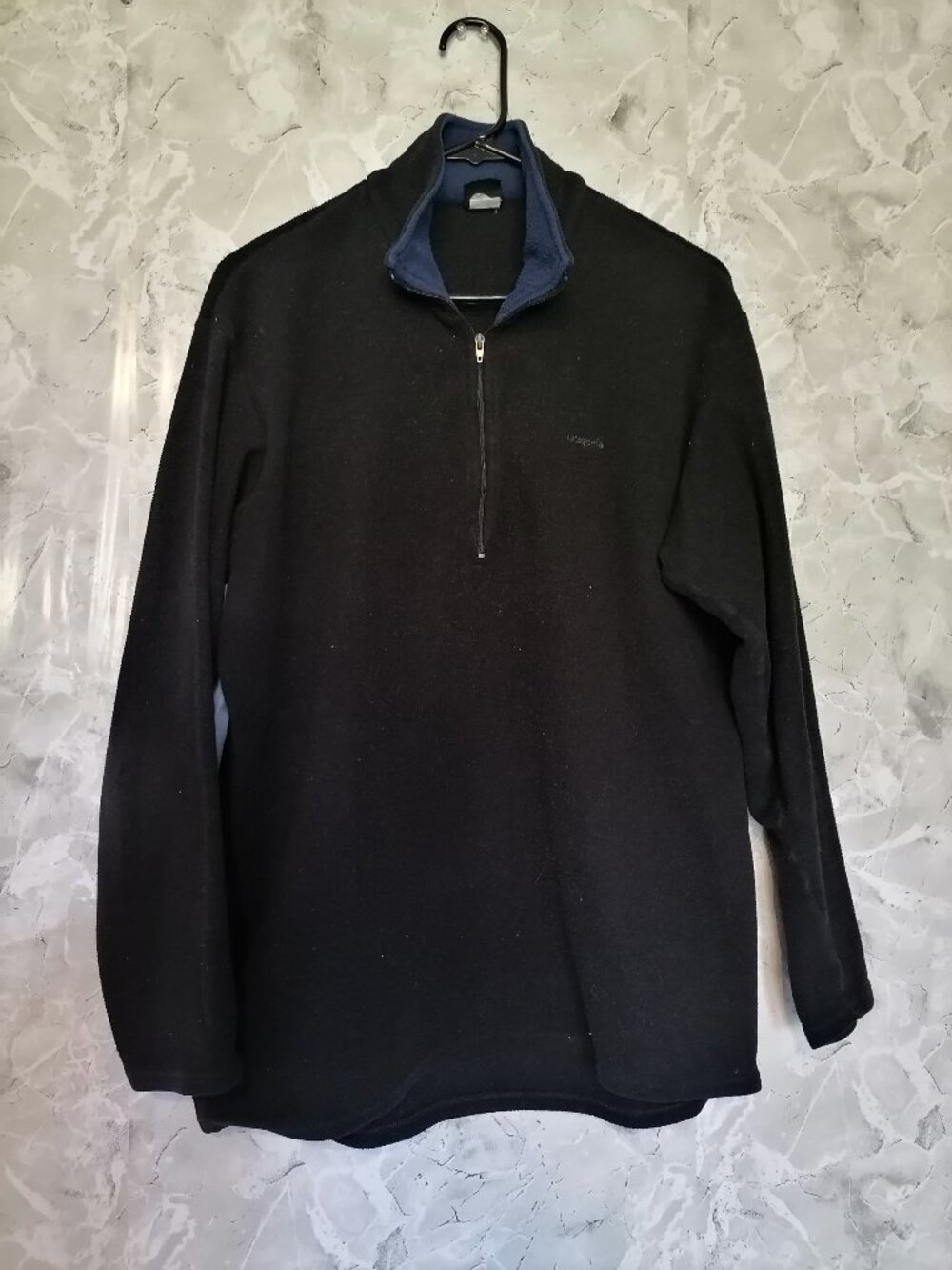 Patagonia Sweater Mens L Capilene Fleece Pullover 1/4 Zip Made USA Vintage